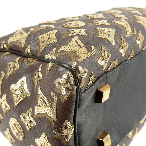 Louis Vuitton Monogram Eclipse Speedy Mini Boston Bag Noir - Picture 6 of 8